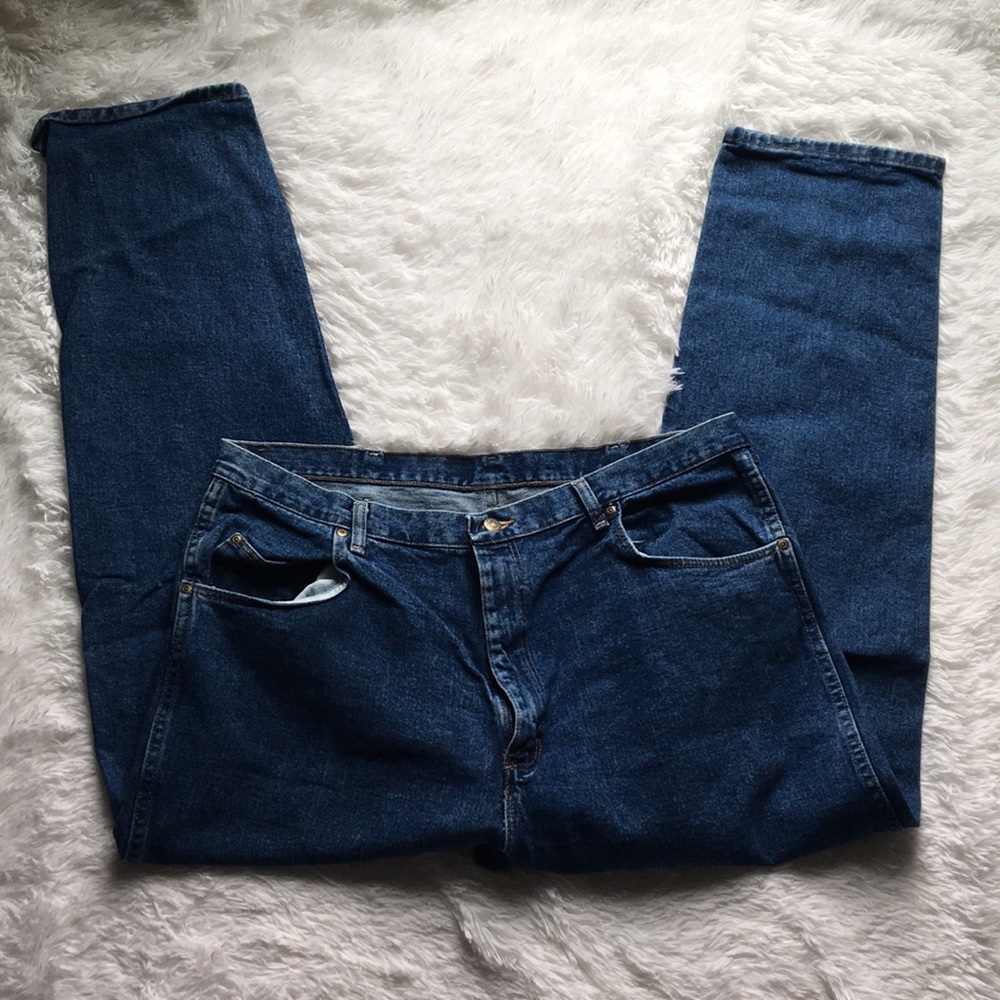 Wrangler blue jeans